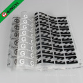 Qingyi personnalisé 3d transfert de chaleur étiquette silicone impression